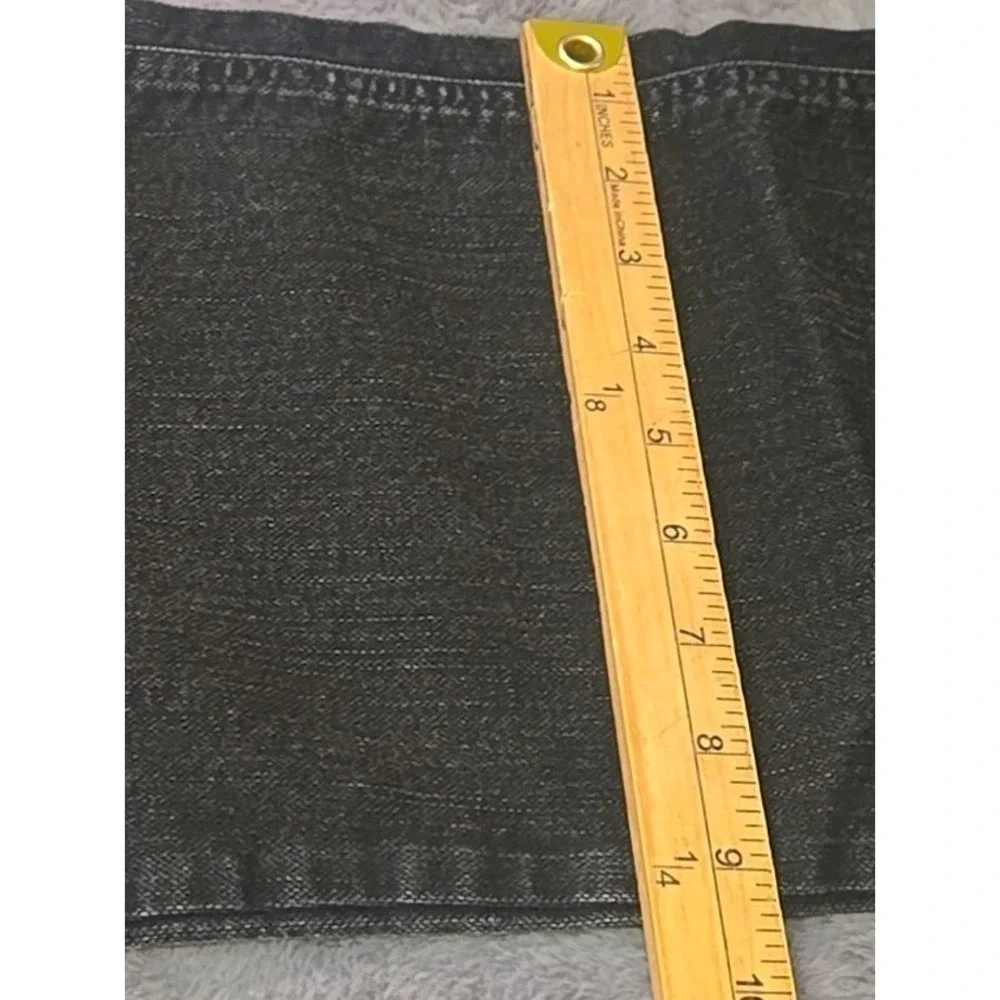 Nine West Jeans Vintage Women's Size 33x 16s America Black Bootcut‎ Straight